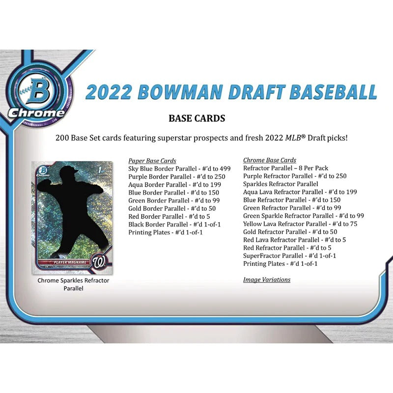 2022 Bowman Draft Baseball Super Jumbo Hobby Box