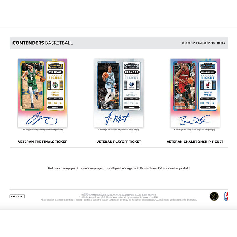 2022/23 Panini Contenders Basketball Hobby Box