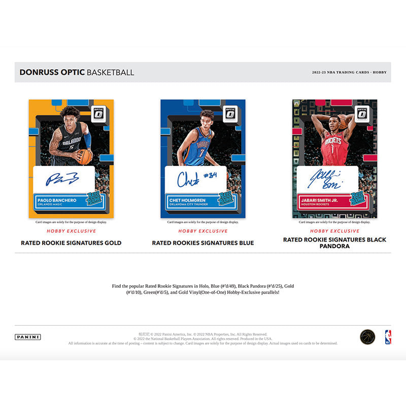 2022/23 Panini Donruss Optic Basketball Hobby Box