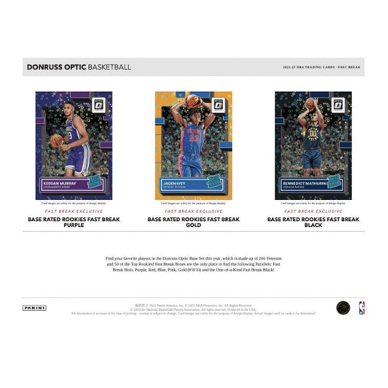 2022/23 Panini Donruss Optic Basketball Fast Break Box