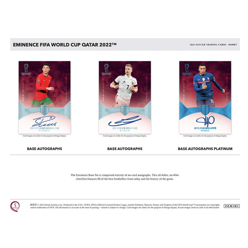 2022 Panini Eminence World Cup Qatar Soccer Hobby Case