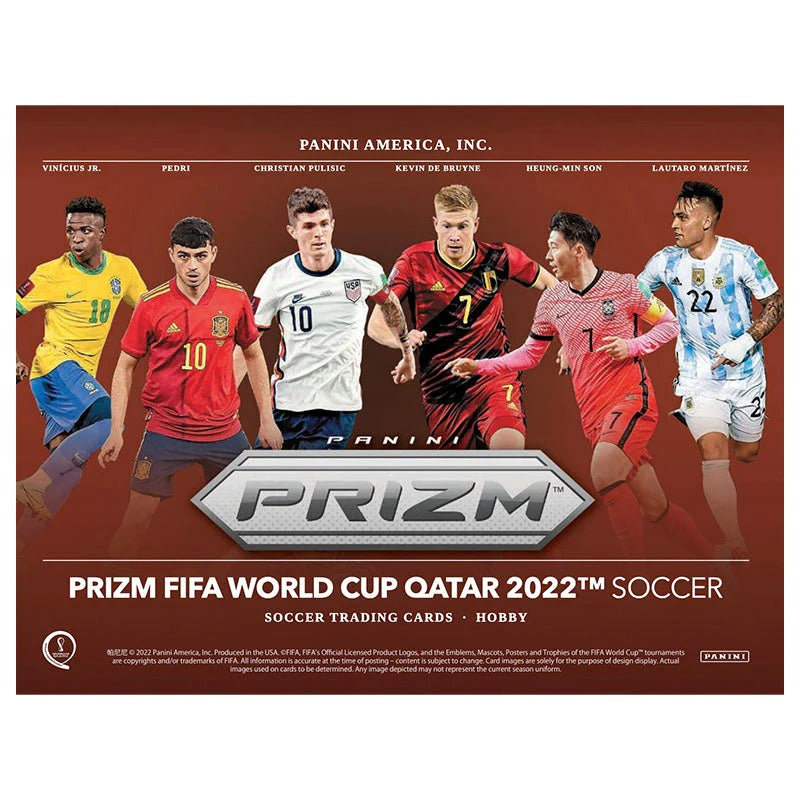 2022 Panini Prizm World Cup Soccer Hobby 12 Box Case