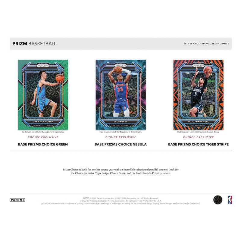 2022/23 Panini Prizm Choice Basketball 20 Box Case