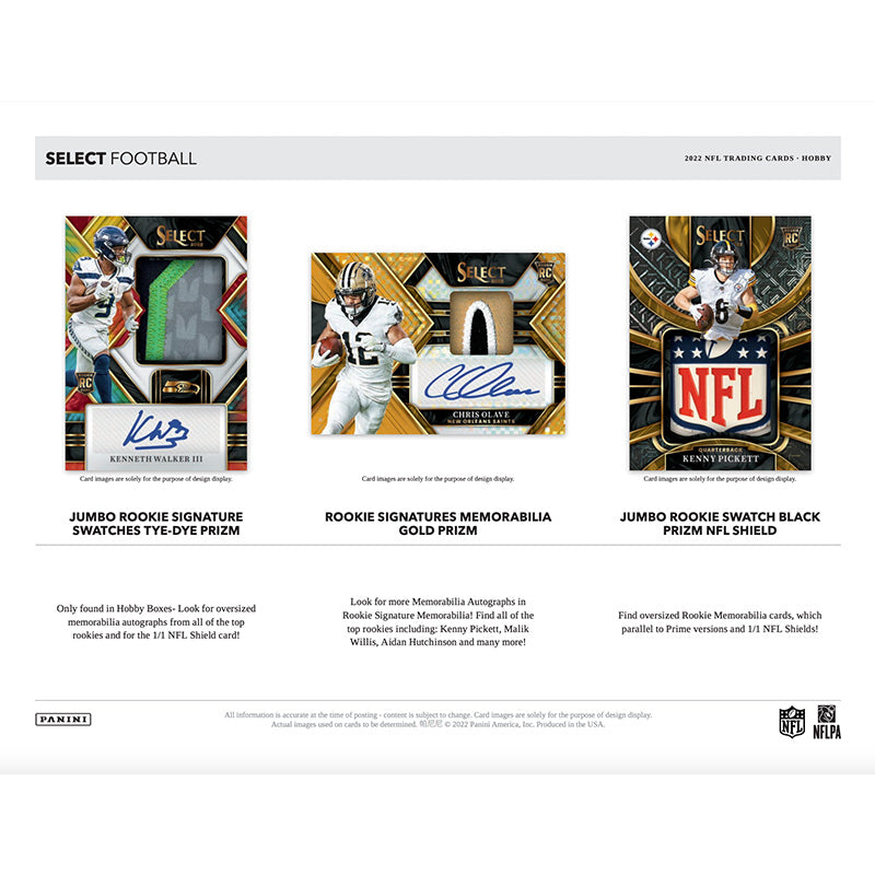 2022 Panini Select Football Hobby Box