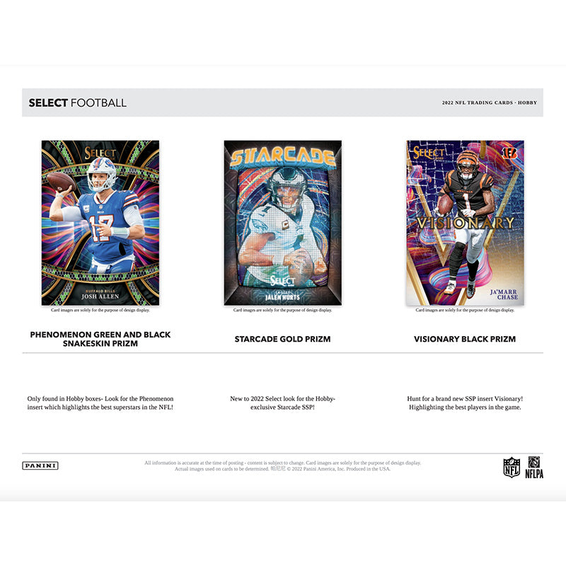 2022 Panini Select Football Hobby Box