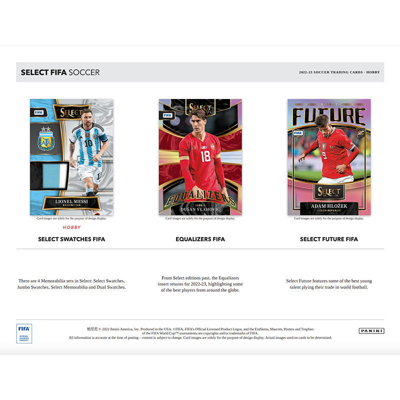 2022/23 Panini Select FIFA Soccer Hobby Box