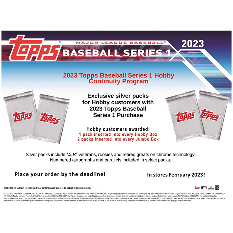 2023 Topps Series 1 Baseball Jumbo Box