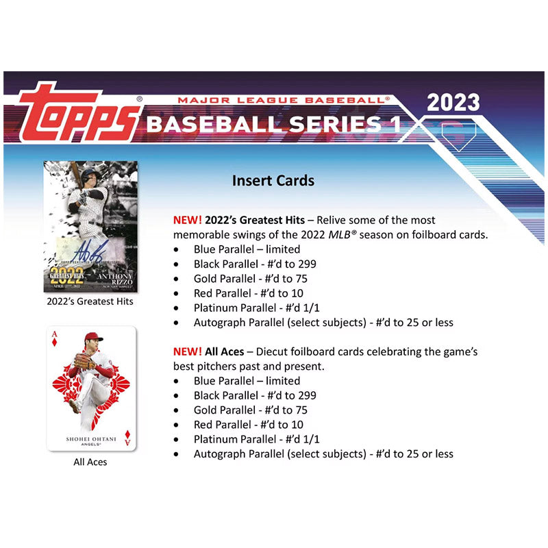 2023 Topps Series 1 Baseball Jumbo Box