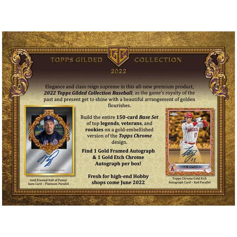 2022 Topps Gilded Collection Baseball Hobby Box