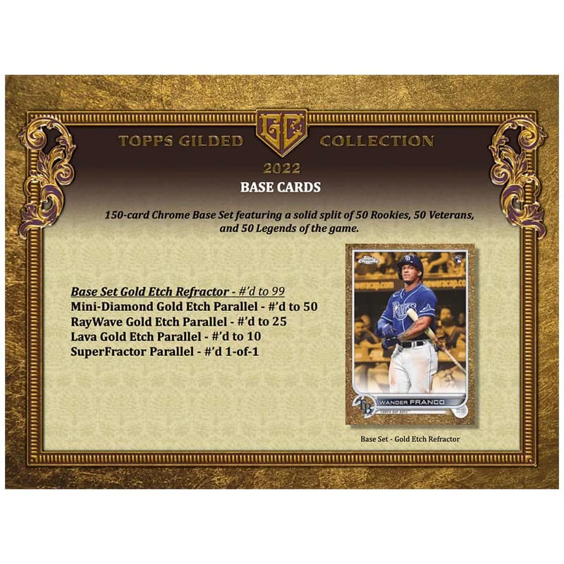 2022 Topps Gilded Collection Baseball Hobby Box